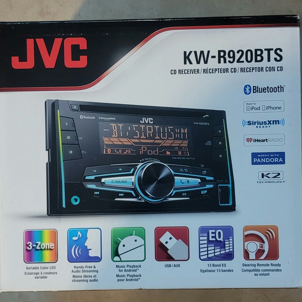 JVC CD receiver car stereo